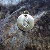 Glücks-Amulett mit Hufeisen und Kleeblatt aus 999 Silber Bild 2