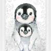 ANTARKTIS  ~ Kinderzimmer Baby Bilder Poster Set Tiere Pinguine, Eisbär, Schnee -Leopard Kunstdruck Wildnis |Set 44/Arctis Bild 2