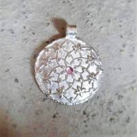 Außergewöhnliches Silberamulett "Gänseblümchenreigen" 999 Silber Bild 4