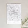 FLORENZ Poster Map | Kunstdruck | hochwertiger Print | Florenz | Stadtplan | skandinavisches Design Florenz Poster Karte Bild 2