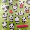 Pandabär Sticker, 3D-Aufkleber Bild 2