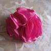 Stoffblume Brosche Pink Rosa "Giselle" Brautschmuck Hochzeit Taufe Jubiläum Abschlussball romantisch festlich elegant Weihnachten Abiball Bild 2