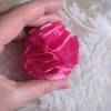 Stoffblume Brosche Pink Rosa "Giselle" Brautschmuck Hochzeit Taufe Jubiläum Abschlussball romantisch festlich elegant Weihnachten Abiball Bild 3