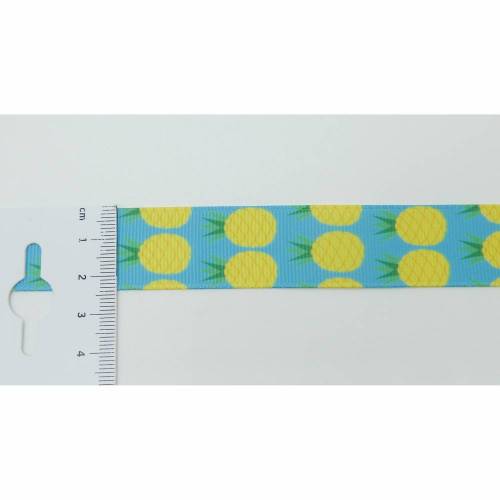 2 Meter Ripsband Ananas