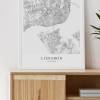 LISSABON Poster Map | Kunstdruck | hochwertiger Print | Lissabon | Stadtplan | skandinavisches Design Lissabon Karte Bild 2
