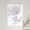 LISSABON Poster Map | Kunstdruck | hochwertiger Print | Lissabon | Stadtplan | skandinavisches Design Lissabon Karte Bild 3