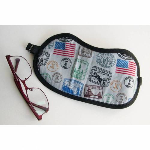 Schlafmaske, Schlafbrille verstellbar, Reisezubehör Augenmaske, Yoga-Zubehör,Spa-Maske, Augenbinde, Geschenk Männer unter 20, reduziert