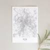 ROM Poster Map | Kunstdruck | hochwertiger Print | Rom | Stadtplan | skandinavisches Design Rom Karte Bild 3