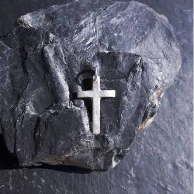 Anhänger Kreuz aus 999 Silber, Geschenk für Kommunion, Firmung, Konfirmation