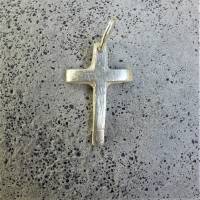Anhänger Kreuz aus 999 Silber, Geschenk für Kommunion, Firmung, Konfirmation Bild 3