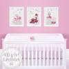 Fashion LAMA Mädchen Kinderzimmer Babyzimmer Bilder Set Bild Kunstdruck für A4 Bilderrahmen  | SET 39 Bild 8