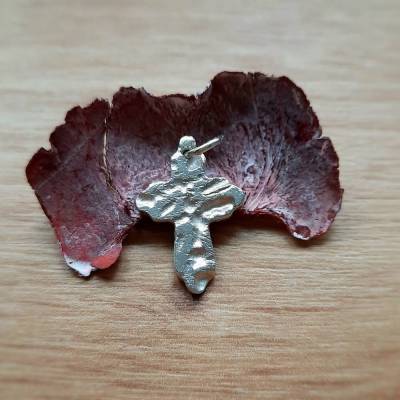 Anhänger Kreuz aus 999 Silber, Geschenk für Firmung, Konfirmation oder Kommunion