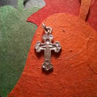 Anhänger Kreuz aus 999 Silber, Geschenk für Firmung, Konfirmation oder Kommunion Bild 2