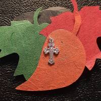 Anhänger Kreuz aus 999 Silber, Geschenk für Firmung, Konfirmation oder Kommunion Bild 3