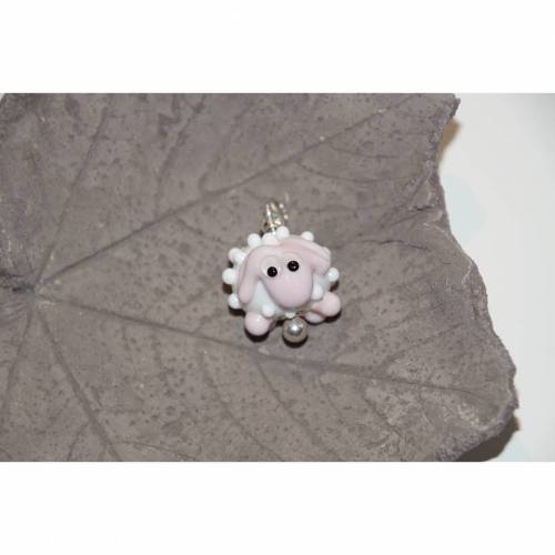 Anhänger Schaf - Glas - Lampwork