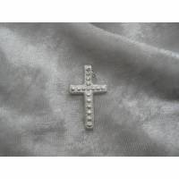 Anhänger Kreuz aus 999 Silber, Geschenk für Kommunion, Firmung oder Konfirmation Bild 1