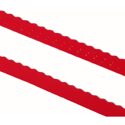 rotes Falzgummi, besticktes Gummiband für Unterwäsche