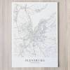 FLENSBURG Poster Map | Kunstdruck | hochwertiger Print | Flensburg | Stadtplan | skandinavisches Design Flensburg Karte Bild 3