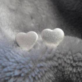 Ohrstecker Herzen aus 999 Silber, Herzchen, Geschenk zum Valentinstag, Muttertag