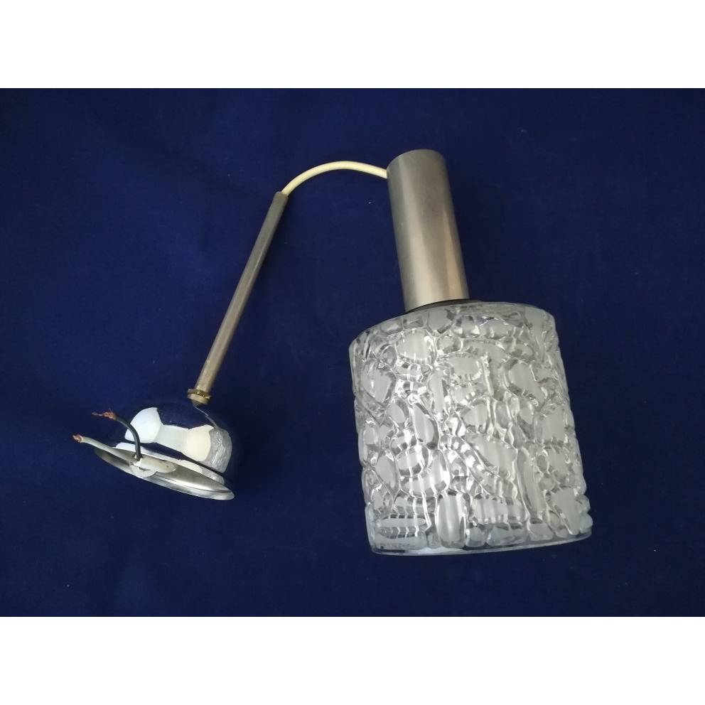 Lampenschirm Glas Ersatzschirm 4 cm Aufnahme 70er Design Bouble