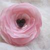 Rosa Haarschmuck Brautschmuck Haarklammer "Rose Violette" romantisch Bild 4