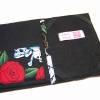 aufklappbare eReader eBook Reader Tablet Hülle Skulls N' Roses schwarz rot bis max 8 Zoll, Maßanfertigung Bild 5