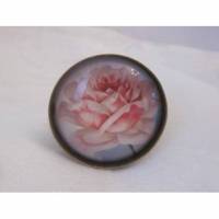 Cabochon Ring Motiv Rose "Merle" viktorianisch romantisch Geschenkidee Bild 1