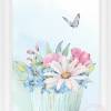 Shabby Chic Landhaus Blumen Cottage Bilder Set  | Wandbilder Kunstdrucke Bilder Fine Art Print  |für den A4 Bilderrahmen | 400 mg | S24 Bild 4