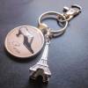 Schlüsselanhänger Schuh Paris Eiffelturm Vintage Stil "Chaussure" Mode Fashion Frankreich Geschenkidee Geburtstag Weihnachten Muttertag Bild 2
