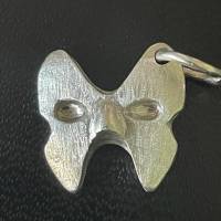 Anhänger "Maske" aus 999 Silber, mattiert Bild 4