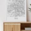 PRAG Poster Map | Kunstdruck | hochwertiger Print | Prag | Stadtplan | skandinavisches Design Prag Karte Bild 2