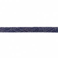 1,80EUR/m Flachkordel/Hoodiekordel/Hoodieband, geflochten, marine blau meliert 1,7cm Bild 1