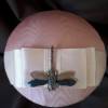 Braut Kopfschmuck Fascinator Hut Headpiece Rosa Libelle "Libellule" elegant festlich Hochzeit Taufe Abschlussball Jubiläum Fest Feier Party Bild 3