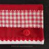 Täschchen für Slipeinlagen und Binden aus Vintagestoffen, 19 cm x 10 cm, Hygieneetui, Toilettentäschchen, Unikat, Bild 3