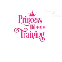 Bügelbild Princess in Training Bild 1