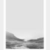 LANDSKAP NO. 30 | Landschaft Poster | Schwarz weiß Poster |  Wandbild Deko | Kunstdruck Geschenk | skandinavisches Design | minimalistisch Bild 2