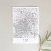 WIEN Poster Map | Kunstdruck | hochwertiger Print | Wien | Stadtplan | skandinavisches Design Wien Karte Bild 3