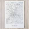 FREIBURG Poster Map | Kunstdruck | hochwertiger Print | Freiburg | Stadtplan | skandinavisches Design Freiburg Karte Bild 3