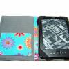 aufklappbare eBook Reader eReader Tablet Hülle Happy Flower türkis, Maßanfertigung bis max. 8,0 Zoll, z.B. für Tolino Shine 3 Tolino Vision 5 Bild 2