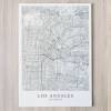 LOS ANGELES Poster Map | Kunstdruck | hochwertiger Print | Los Angeles | Stadtplan | skandinavisches Design Karte Bild 3
