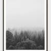 LANDSKAP NO. 24 | Landschaft Poster | Schwarz weiß Poster |  Wandbild Deko | Kunstdruck Geschenk | skandinavisches Design | minimalistisch Bild 3