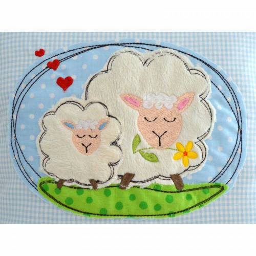 Stickdatei Schafmama doodle 13x18cm