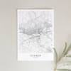 ZAGREB Poster Map | Kunstdruck | hochwertiger Print | Zagreb | Stadtplan | skandinavisches Design Zagreb Karte Bild 2