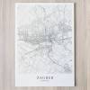ZAGREB Poster Map | Kunstdruck | hochwertiger Print | Zagreb | Stadtplan | skandinavisches Design Zagreb Karte Bild 3