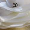 Braut Kopfschmuck Creme Weiß Haarklammer Stoffblume "Blanche" Brautschmuck Hochzeit festlich elegant romantisch Taufe Jubiläum Abschlussball Bild 3