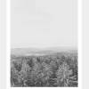 LANDSKAP NO. 19 | Landschaft Poster | Schwarz weiß Poster |  Wandbild Deko | Kunstdruck Geschenk | skandinavisches Design | minimalistisch Bild 2