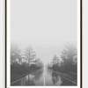 LANDSKAP NO. 16 | Landschaft Poster | Schwarz weiß Poster |  Wandbild Deko | Kunstdruck Geschenk | skandinavisches Design | minimalistisch Bild 3