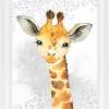Kinderzimmer Baby Bilder Poster Set Tiere Afrika Zebra Giraffe Nashorn Gepard Kunstdruck Wildnis |Set 44 Bild 2
