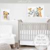 Kinderzimmer Baby Bilder Poster Set Tiere Afrika Zebra Giraffe Nashorn Gepard Kunstdruck Wildnis |Set 44 Bild 9