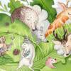 4 er Set Kinderzimmer Bilder Babyzimmer Bild Tiere Poster Waldtiere, Wildtiere Safari Kunstdruck A4 |SET 10 Bild 4